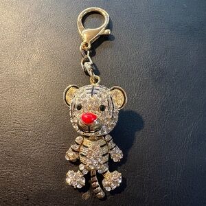 Bear Bag Charm W Moveable Tail and Arms